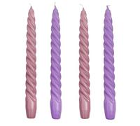 Talking Tables Lot de 4 Bougies torsadées en Spirale Italienne