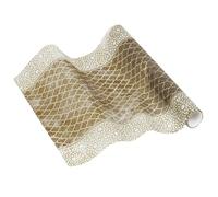 Talking Tables Chemin de Table en Tissu Or & Blanc Recyclable Décorations pour Fête Eid Anniversaire Mariage 2m sans Plastique