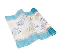 Talking Tables Chemin de Table en Tissu sur Le thème des Poissons - Décoration bohème élégante pour Tables à Manger, barbecues d'été, Mariage, fête dans Le Jardin