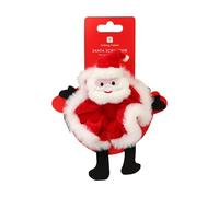 Talking Tables Chouchou Père Noël, robe de fête de Noël, accessoires pour cheveux pour femme, bande élastique épaisse, attache à cheveux, support de queue de cheval, cadeau, décorations, cadeaux, Père