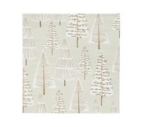 Talking Tables Christmas Accessories Paper Napkins Trees | 16 Pack, Gold Silver | Xmas Dinner Lunch Party, Noël