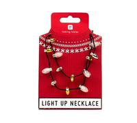 Talking Tables Collier Lumineux de Noël pour Fête 1 pièce - Collier Lumineux à LED Amusant et Festif pour Enfants ou Adultes - Accessoire Parfait pour Noël 15x10x5cm