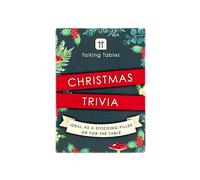 Talking Tables Fun Christmas Trivia Questions, Family Xmas Quiz Tabletop Games to Play Over Dinner|for Kids, Parents & Grandparents Or Secret Santa Stocking Filler Present Idea