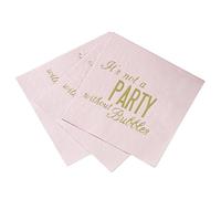 Talking Tables GLIT-CNAPKIN Glitterati Serviette de Cocktail Plastique Multicolore 1,5 x 0,015 x 12,5 cm