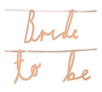Talking Tables Guirlande Bride to Be Or Rose 1,5 m - Décoration Enterrement Vie de Jeune Fille Mariage Célébration - 1,5 mètre