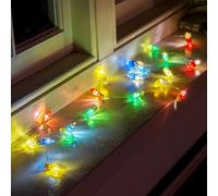Talking Tables Guirlande Lumineuse LED Ampoules Noël Décoration Intérieure Chambre Fête Lueur Chaude Batterie Non Incluse 2m Bleu Rouge Vert Jaune