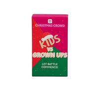 Talking Tables Kids vs Adult Jeu de Noël pour Les familles | Questions de Quiz de Noël, Jeux de Table Amusants, remplisseur de Bas, remplisseur de boîte de réveillon de Noël, Cadeaux pour Les Enfants