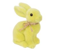 Talking Tables Lapin artificiel jaune - Décoration de table de Pâques (15,2 cm) - Figurine de lapin mousse | pour anniversaire d'enfant, thé chapelier fou, accessoire de fête sur le thème d'Alice au