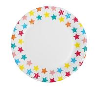 Talking Tables Lot de 10 assiettes jetables en carton coloré pour enfants ou adultes | Vaisselle quotidienne abordable Nettoyage facile ! 23 cm