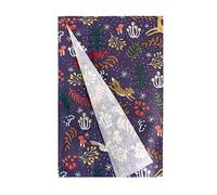 Talking Tables Lot de 4 feuilles de papier de soie sur le thème des animaux du pays des merveilles d'hiver pour cadeaux de Noël | Emballage cadeau de Noël festif pour enfants ou adultes | Sans