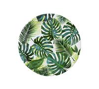 Talking Tables Lot de 8 assiettes en papier Thème Tropicale | feuilles de palmiers, Jetable, Anniversaire pour Enfants jungle, Thème Hawaiien, Été, Pique-Nique, Vert 23 cm