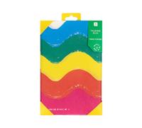 Talking Tables papel arcoíris para suministros infantil, orgullo, fiesta temática de los años 60 | Mantel Desechable, Ecológico, Vajilla Reciclable | Rectangulares 180cm x 120cm, arc en ciel