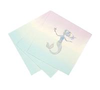 Talking Tables MERMAID-NAPKIN Balles de Merveille de Choux de Bruxelles, Papier, Multicolore, 33 cm
