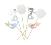 Talking Tables MERMAID-TOPPERS Dipsticks Names, Papier, Multicolores, 3,2 x 17 x 19,5 cm