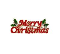 Talking Tables Merry Christmas Badge Party Dress Up Enamel Novelty Xmas