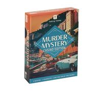 Talking Tables Murder Mystery at The Casino Game for Adults, Players 1+, 3 Murder Mystery Case File, Fun After Dinner Party, Ages 16+