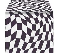 Talking Tables | Nappe de Table en Papier Alice au Pays des Merveilles Noir et Blanc 120x180 | Nappe jetable, Recyclable à la Maison, Fournitures pour Mad Hatter Tea Party, fête des mères