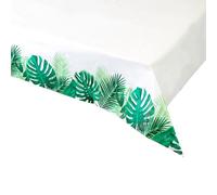 Talking Tables Nappe en Papier Jetable 120 x 180 cm | Thème Tropical Feuille de Palmier Décoration de Table Fête d'Anniversaire, Thème Jungle, Dinosaure ou Hawaiien, Été, Tiki Bar