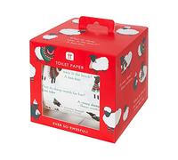 Talking Tables Papier toilette de Noël fantaisie avec mouton | Accessoire de salle de bain Funny Loo, cadeaux pour Noël