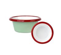 Talking Tables Petit bol à sauce chili en émail de 8 cm pour préparation de Noël, condiments, barbecue, partage, trempettes ou goûter, yaourt, apéritif, vaisselle de Noël, camping, randonnée