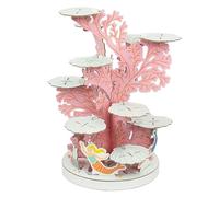 Talking Tables Présentoir à gâteau en Forme de sirène réutilisable - Décorations de Table sous la mer pour contenir des Cupcakes pour Votre fête d'anniversaire ou fête prénatale