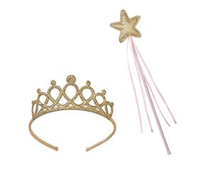 Talking Tables Set de Diademe et Baguette Magique Accessoires De Deguisement | Ideal Pour un Anniversaire ou une Fete d'Enfant