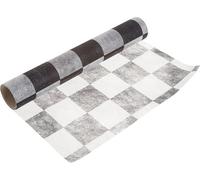 Talking Tables Truly Alice in Wonderland Chemin de Table en Tissu à Carreaux pour Goûter Festif ou Anniversaire, Monochrome (200 x 30 cm)