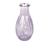 Talking Tables Vase Soliflore en Verre Lilas pour Fleurs Décoration Élégante Centre de Table Mariage Rebord de Fenêtre Fêtes Jardin Dîner d'Été Cheminée Cadeau Hauteur 14 cm