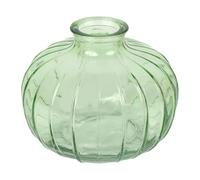 Talking Tables Vase Soliflore en Verre Vert pour Fleurs, Élégant à Tige Unique, Mariage, Fêtes de Jardin, Repas d'Été, Cheminée, Cadeau 8cm