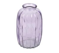 Talking Tables Vase Soliflore en Verre Lilas pour Fleurs Décoration Élégante Centre de Table Mariage Rebord de Fenêtre Fêtes Jardin Dîner d'Été Cheminée Cadeau Hauteur 12 cm