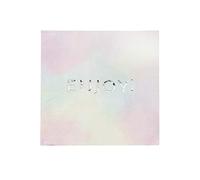 Talking Tables We Heart Pastel Serviettes avec Inscription « Enjoy! » Métallisée pour Anniversaire et Festivités, Rose et Argenté (Paquet de 16)