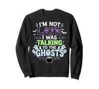 Talking to Ghosts Célébration effrayante hantée d'halloween Sweatshirt