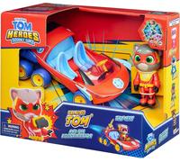 Talking Tom Heroes: Suddenly Super Coffret Figurine 4 Pouces Et Voiture