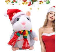 Talking Toys, Pet Talking Record, Automatic Shaking Head Polde Doll with Hat and Swarf Electronic Pet pour Le Jeu de Famille Night Children Girls Boys Birthday Playroom Playroom