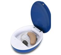 TalkJoy Boîte de séchage UV-C pour appareils auditifs, mini boîte de séchage avec lumière UV pour nettoyage, stérilisation et stérilisation, séchage 3 à 6 h, fonctionnement à 1 bouton, idéale pour les