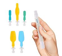TalkTools Sensi Outil de thérapie sensorielle orale avec embouts doux Sensi (Gris, 5 embouts - Gris)