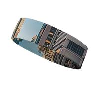 Tall Buildings in The City Bandeau de sport pour homme et femme, s'adapte à toutes les tailles de tête, ultra absorbant et antidérapant pour la course à pied, le yoga, la gym