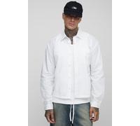 Tall - Chemise oversize à broderie B homme - blanc - 2XL, blanc