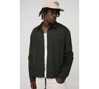 Tall - Chemise oversize à broderie B homme - kaki - L, kaki