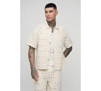 Tall - Chemise oversize déchirée homme - ecru - 34, ecru