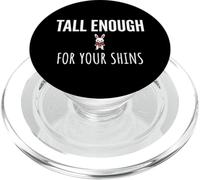 Tall Enough for Your Shins Cute Bunny Rabbit Boxing PopSockets PopGrip pour MagSafe