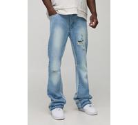 Tall - Jean flare déchiré à soufflet homme - bleu - 30, bleu