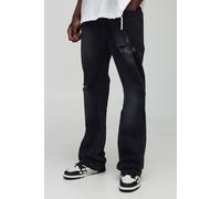Tall - Jean flare déchiré à soufflet homme - bleu - 40, bleu