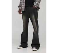 Tall - Jean flare délavé à soufflet homme - brun - 36, brun