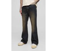 Tall - Jean flare large à détails pincés homme - gris - 34, gris