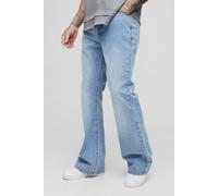 Tall - Jean flare large à détails pincés homme - mid wash - 38, mid wash
