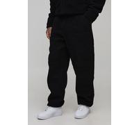 Tall - Jogging oversize en polaire à broderie BHM homme - noir - 2XL, noir