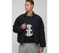 Tall Mono Padded Oversized Bomber Jacket homme - noir - S, noir