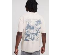 Tall Oversized Landscape Japan Print T-Shirt homme - pierre - M, pierre