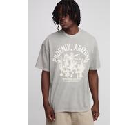 Tall Oversized Phoenix Arizona Western Print T-Shirt homme - kaki - L, kaki